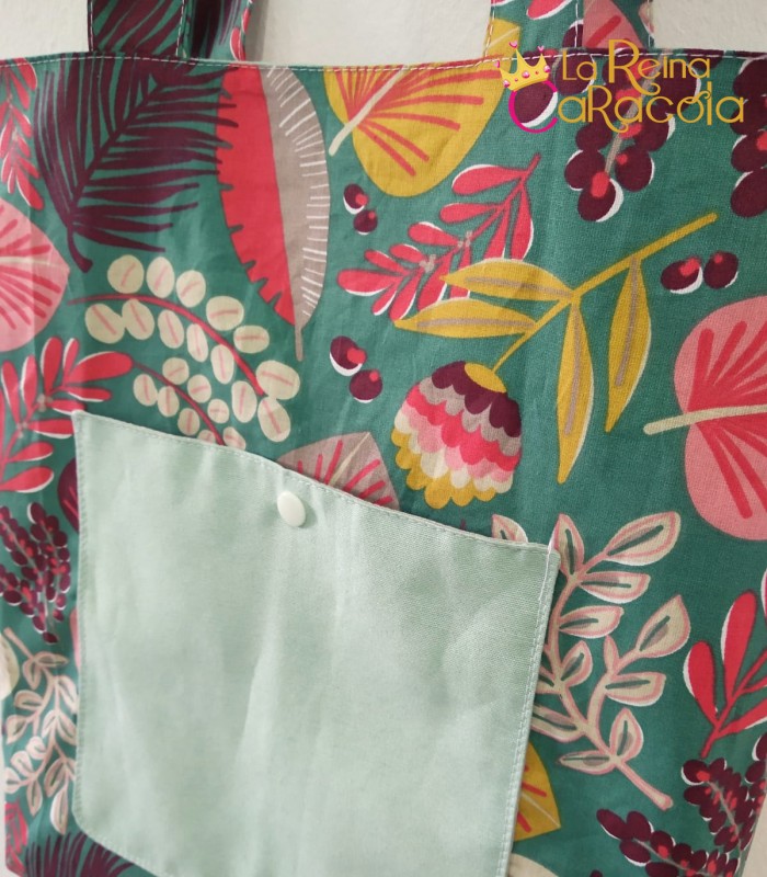 Bolsa Reversible Floral