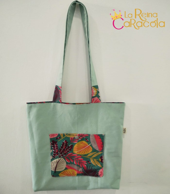 Bolsa Reversible Floral