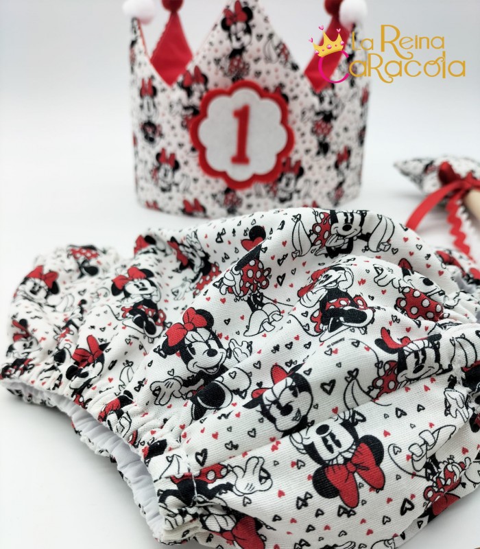 Cubrepañal Minnie Mouse