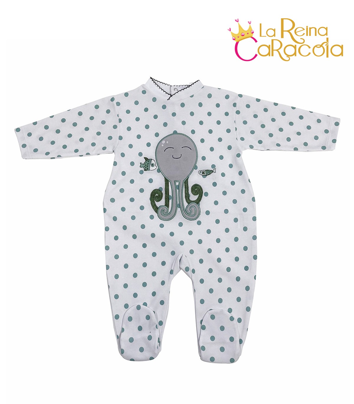 Pijama bebé entero Pulpo | Reina Caracola