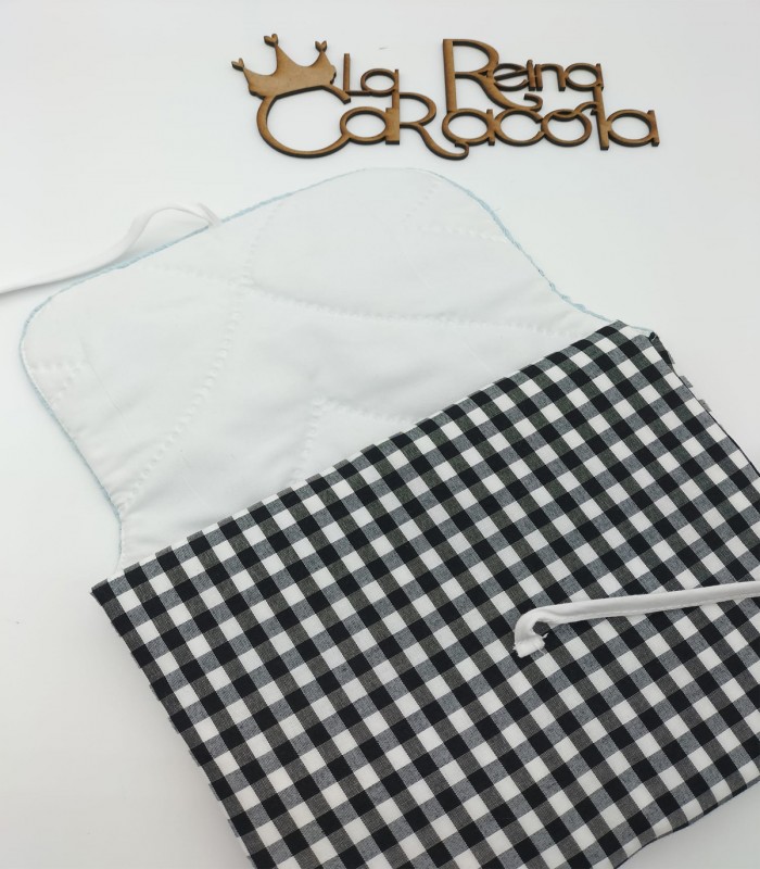 Cambiador Plegable Vichi Negro con Azul