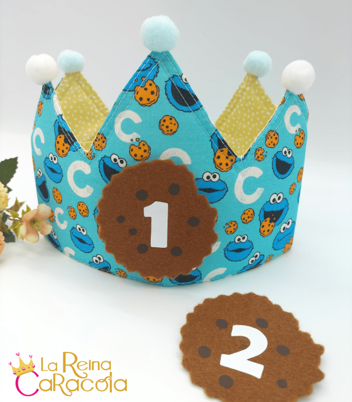 Corona  Cumple El Monstruo de las Galletas