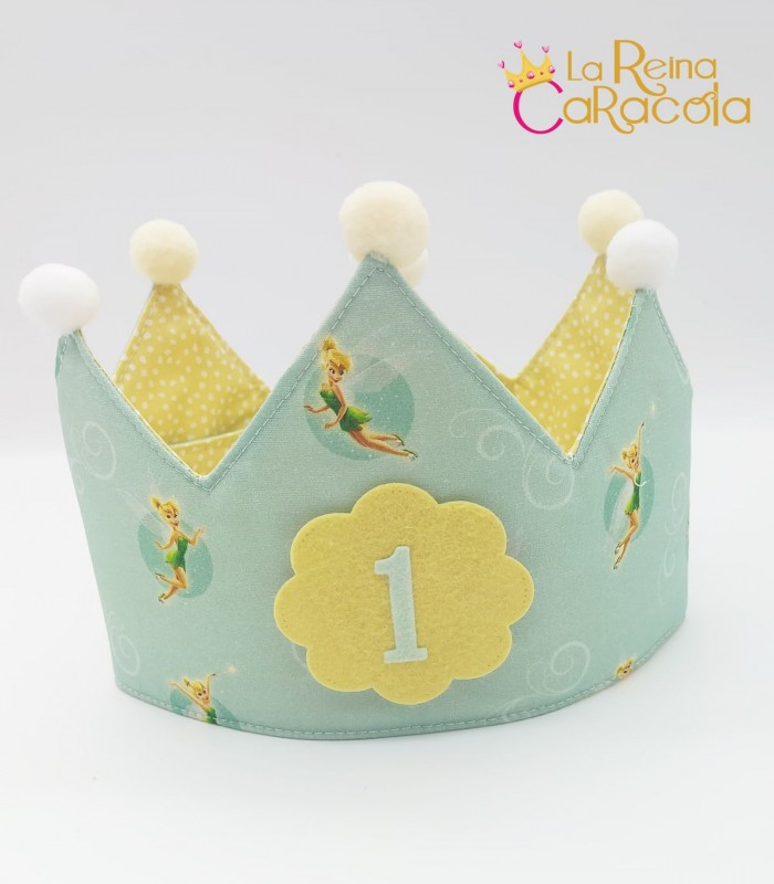 corona-cumpleanos-campanilla-la-reina-caracola