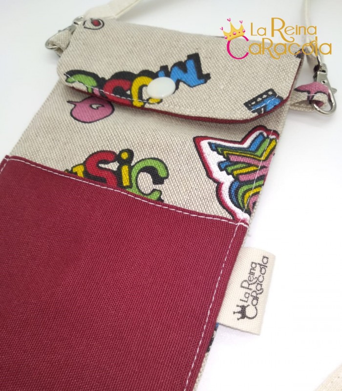 funda-movil-music-granate-la-reina-caracola