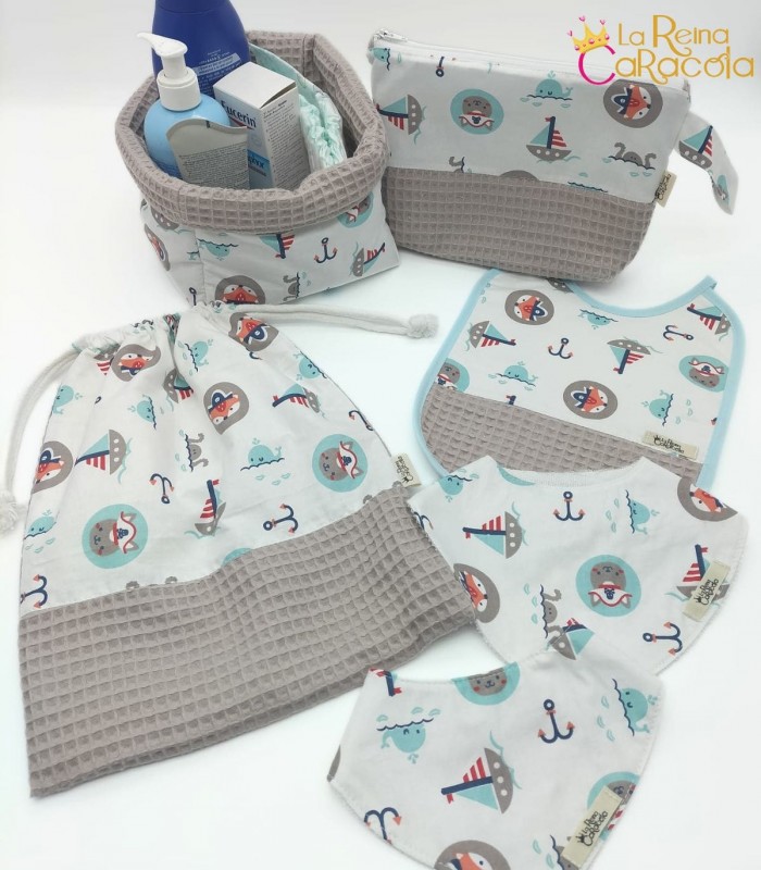 conjunto-canastilla-bebe-marinero-la-reina-caracola
