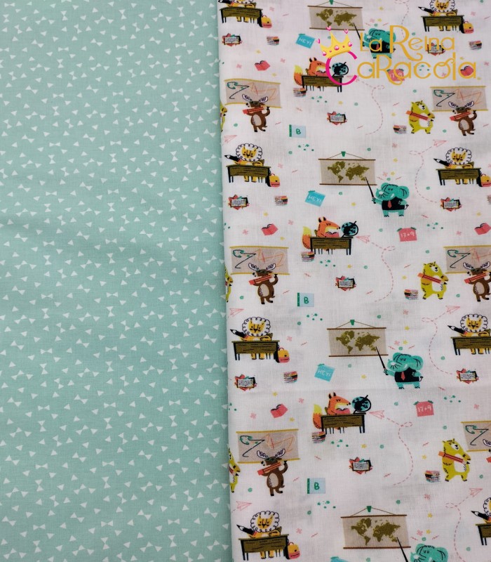 Bata profe asimétrica (elige estampado)