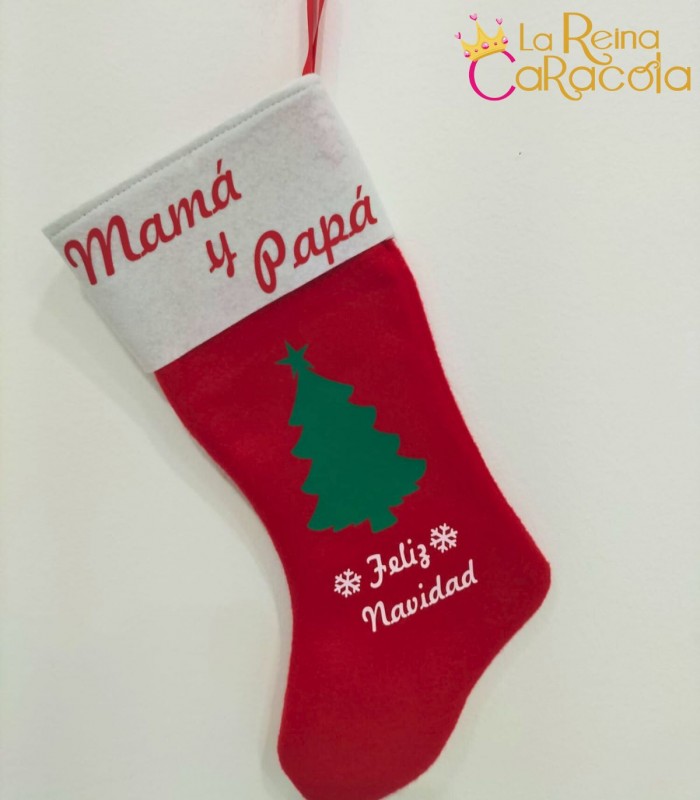 calcetin-rojo-navidad-padres-la-reina-caracola