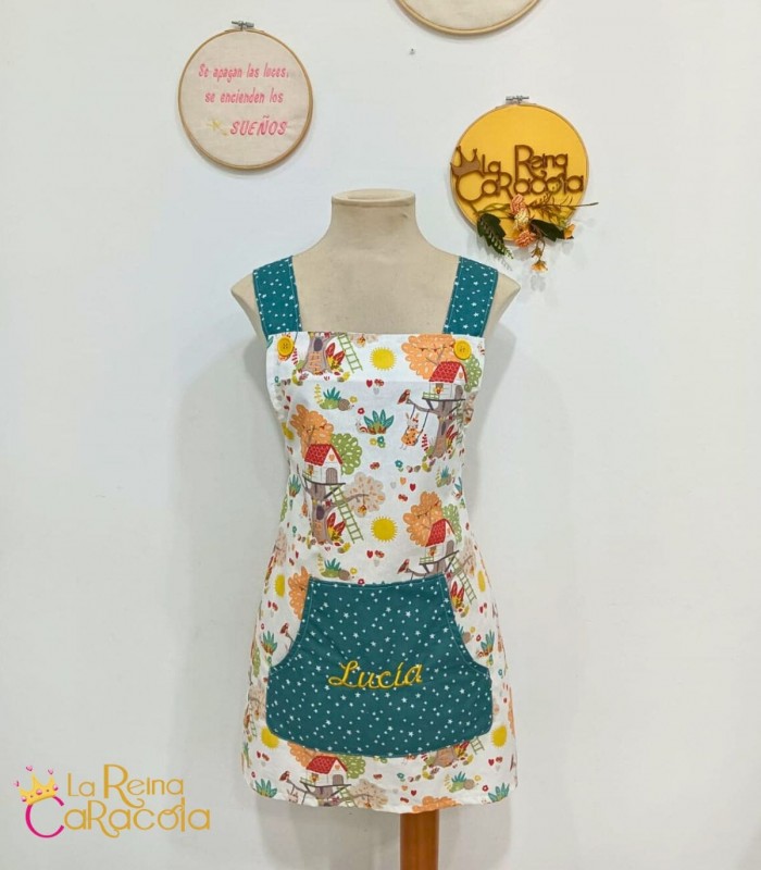 bata-ajustable-alegre-profe-la-reina-caracola