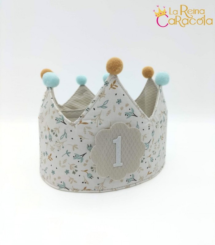 Corona cumpleaños Flores arena