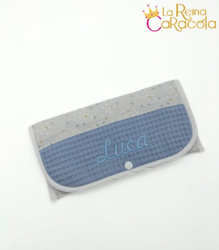 portadocumentos-bebe-la-reina-caracola-estrellas