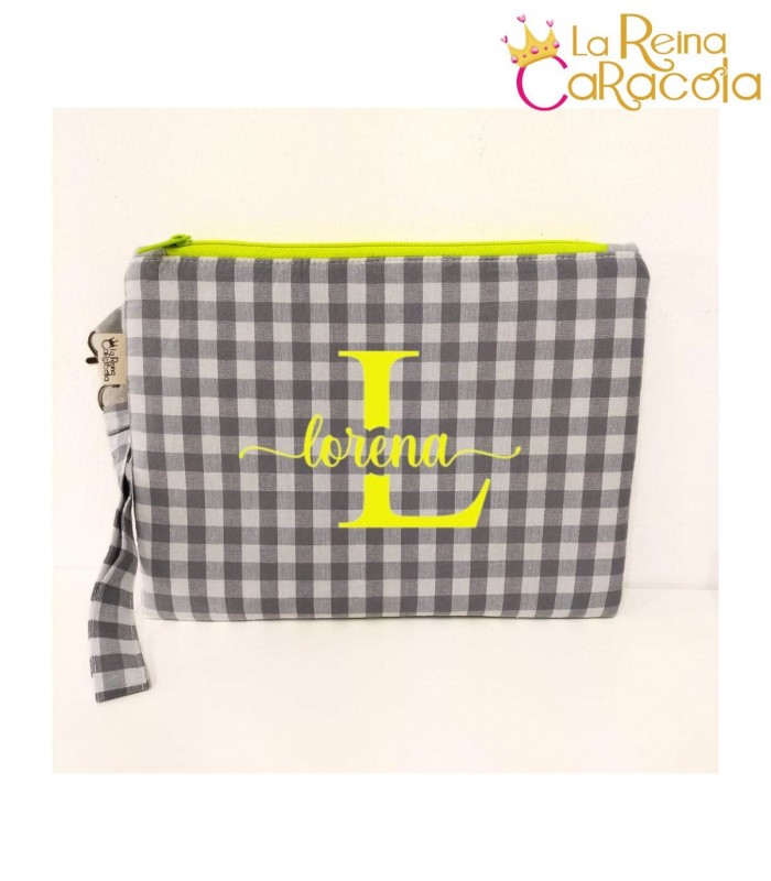 Neceser personalizado gris