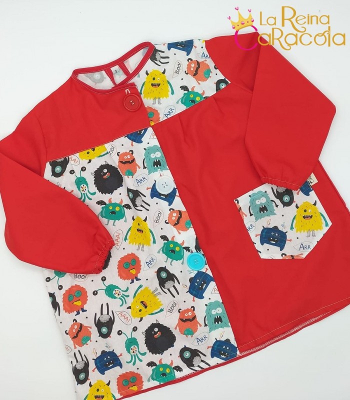 bata-escolar-monstruos-la-reina-caracola