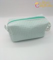 Neceser cuadrado Verde Agua