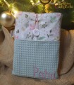 Funda de libro estampada